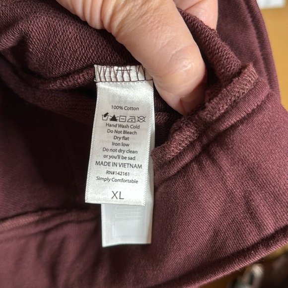 NWT LuLaRoe Presley Moto Maroon Burgundy Plum Jacket Asymmetrical Zipper Size XL - Picture 7 of 9